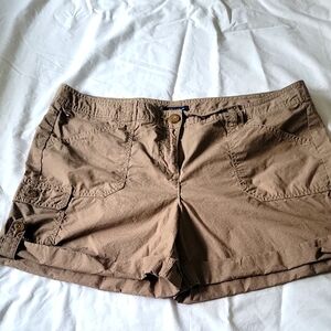 Tommy Hilfiger 100% Cotton Khaki Shorts Women's 16